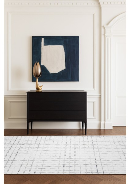 Hermes Fira Bej Gri Geometik Desenli Halı fiyatları