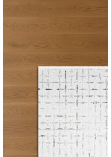 Hermes Fira Bej Gri Geometik Desenli Halı modelleri