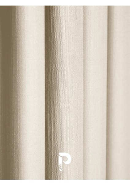 1/2 Pileli Keten Dokulu Ekru Modern Fon Perde – Ütü Gerektirmez fiyatları