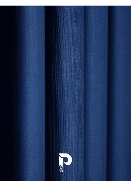 1/2 Pileli Keten Dokulu Lacivert Modern Fon Perde – Ütü Gerektirmez fiyatları