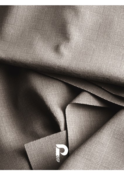 1/2 Pileli Keten Dokulu Gri Modern Fon Perde – Ütü Gerektirmez modelleri