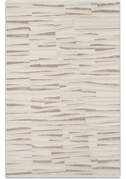 Gloria Mora Kahverengi Bej Modern Salon ve Oturma Odası Halısı