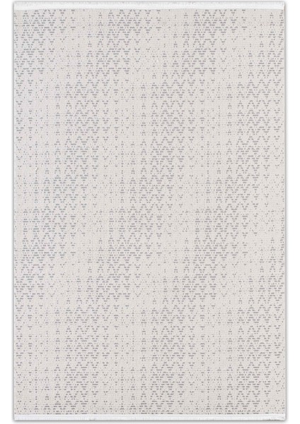 Veranda Favo Krem Gri Modern Salon ve Oturma Odası Halısı