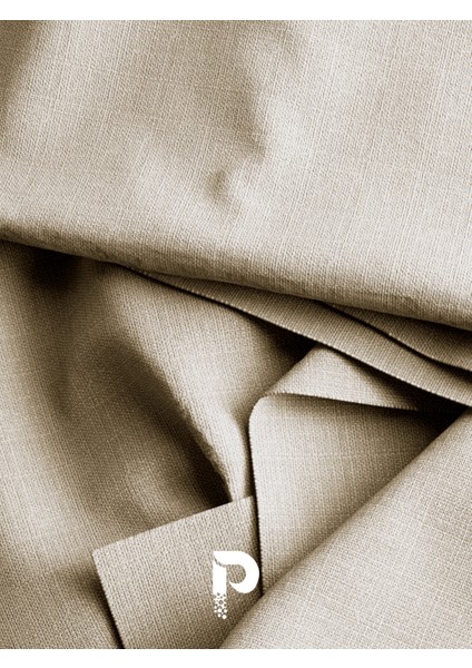 1/2 Pileli Keten Dokulu Ekru Modern Fon Perde – Ütü Gerektirmez modelleri