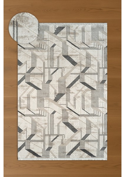 Estefan Hila Bej Gri Modern Salon ve Oturma Odası Halısı fırsatları