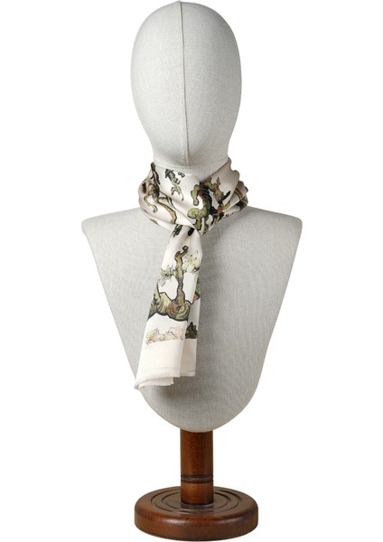 %100 Ipek Şal Fular (27X135 Cm)-Vincent Van Gogh (Badem Ağacı Beyaz) fiyatları