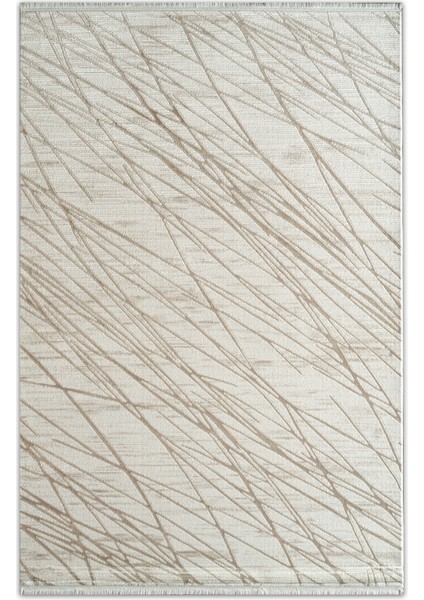 Çınar Aira Krem Bej Modern Salon ve Oturma Odası Halısı