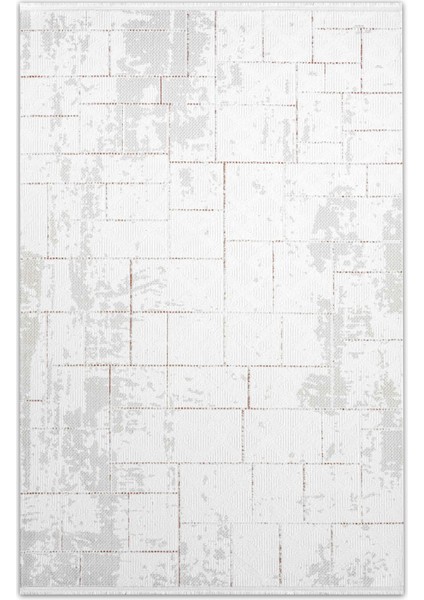 Hermes Nemi Krem Bej Geometik Desenli Halı