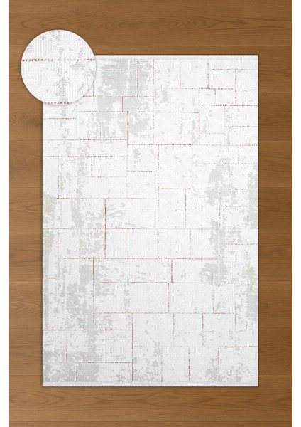 Hermes Nemi Krem Bej Geometik Desenli Halı fırsatları