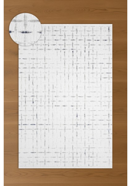 Hermes Fira Bej Gri Geometik Desenli Halı fırsatları