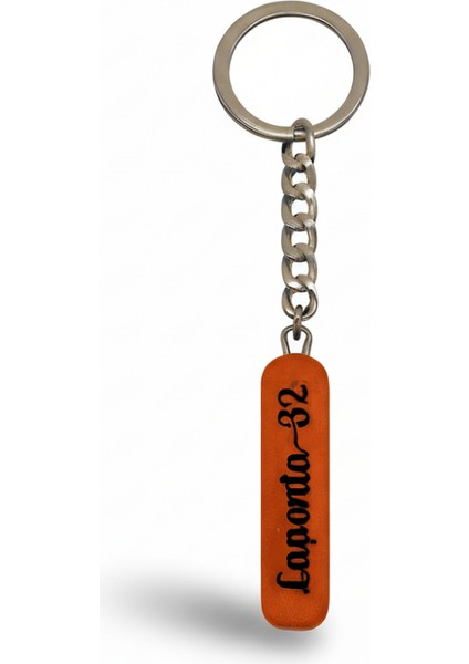 I Harfi - Kişiye Özel - Epoksi Reçine Anahtarlık - El Yapımı - Çelik Tokalı