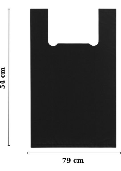 Dayanıklı Market Bakkal Tekel Manav Mağaza Malzeme Taşıma Atlet Poşet Çöp Torbası 54X79 cm 50 Adet modelleri