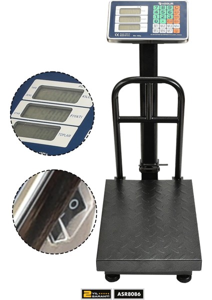 150 kg Kantar Hassasiyetli Dijital Elektronik Terazi