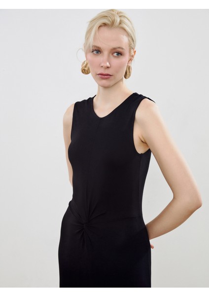 Bisiklet Yaka Büzgülü Elbise fiyatları