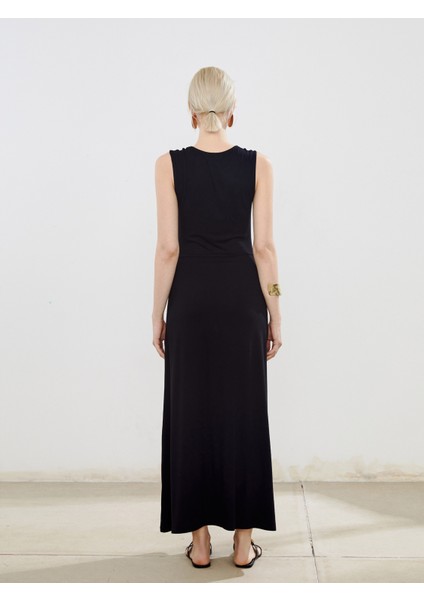 Bisiklet Yaka Büzgülü Elbise fırsatları