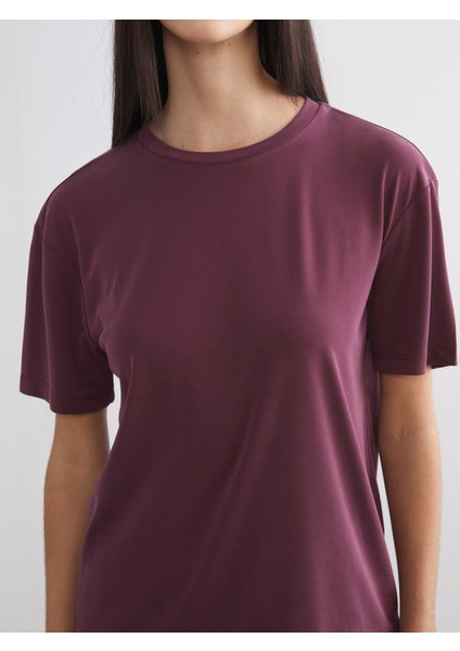 Modal Karışımlı Oversize Kadın Tişört modelleri