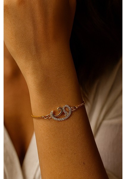 Altın Renk Çift Vav Bileklik