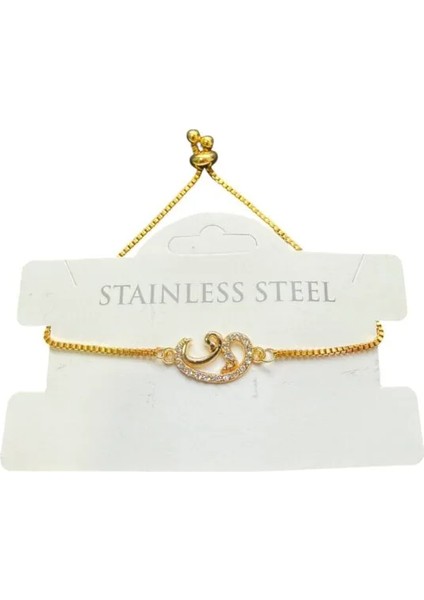 Altın Renk Çift Vav Bileklik fiyatları