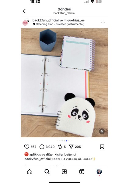 BACK2FUN Yumuşak Dokulu Peluş Defter modelleri