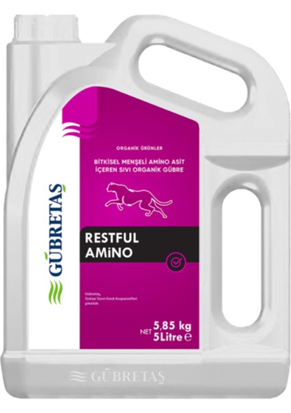 Restful Amino Asit 5l Stres ve Susuzluğa Karşı Organik Madde,organik Azot ve Organik Karbon