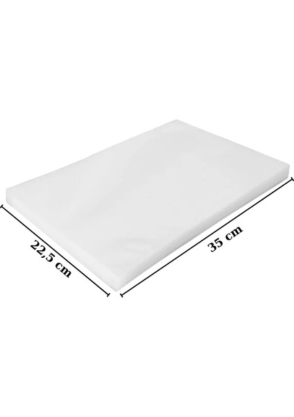 Endüstriyel Vakum Poşet Torba Et Tavuk Peynir Gıdayla Temasa Uygun 155 Mikron Düz 35X22,5 cm 50 Adet indirimleri