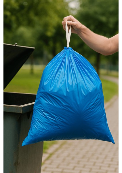 Premium Büzgülü Orta Boy Çöp Poşeti 55X60 cm 3X20 Adet Ev Mutfak Iş Ofis Avantajlı Ekonomik Paket fiyatları