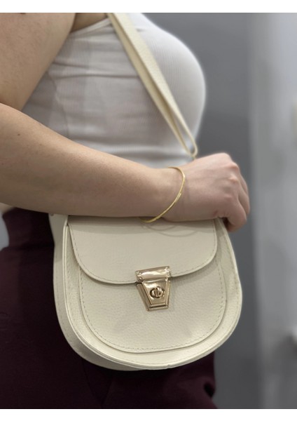 Mtxdpn Klasik Kapaklı Bej Cilt Çanta (Beden: Standart) fırsatları