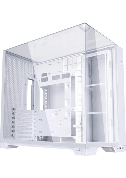 Li O11 Vision Compact Atx Mid-Tower Oyun Pc Kasası - ve Temperli Cam Beyaz Pc Kasası