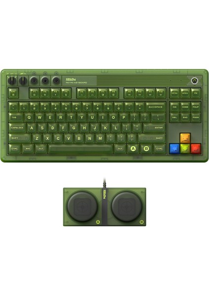 Retro 87 Mekanik Klavye Rgb Backlight, /2.4g/usb-C Hot Swappable Gaming Keyboard For Windows And - Xbox Edition (Resmi Lisanslı) - Qwerty