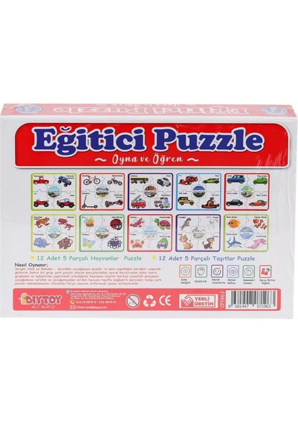 7196 Çark Puzzle Hayvanlar fiyatları