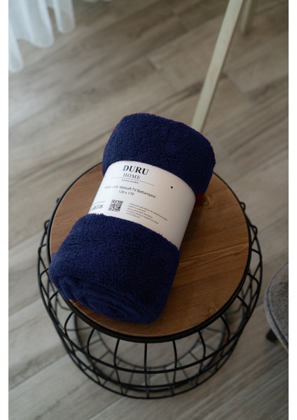Duru-Home Welsoft Tv Battaniyesi 120×170 – Ekstra Soft & Yumuşak – Lacivert fırsatları