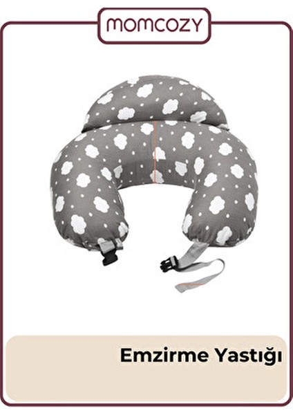 Emzirme Yastığı Ayarlanabilir Bel Kayışı ile Konforlu Destek 60x71x16 cm