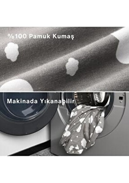 Emzirme Yastığı Ayarlanabilir Bel Kayışı ile Konforlu Destek 60x71x16 cm