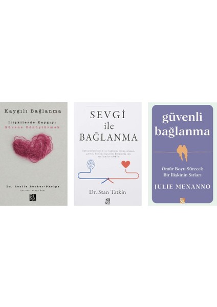 Kaygili Baglanma+ Sevgi ile Baglanma+Guvenli Baglanma=(3kitap)