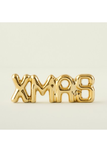 Xmas Dekoratif Obje Gold (18X2X6 Cm)
