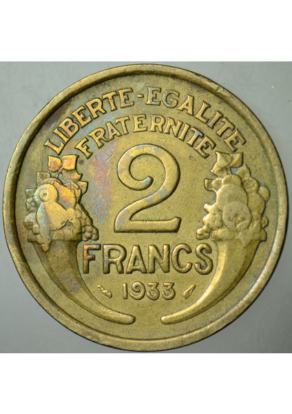 Fransa 2 Frank 1933 Kalın 2. fiyatları