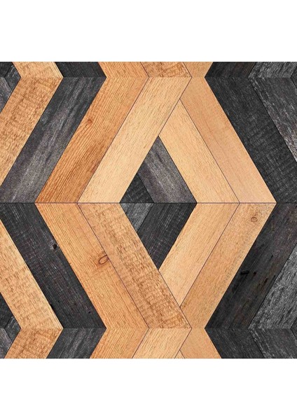 3 Boyutlu Ahşap Zigzag Desenli Silinebilir Tekstil Duvar Kağıdı fiyatları