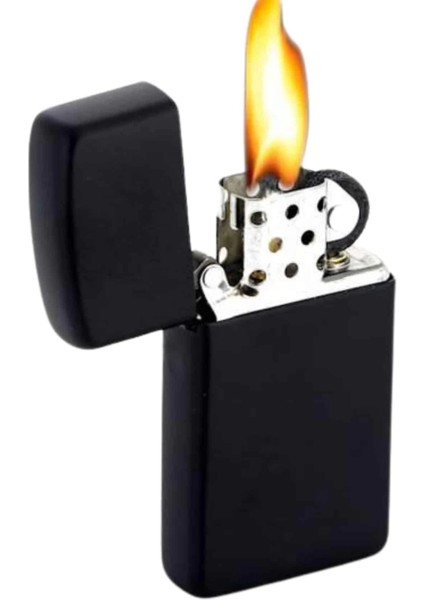 Bfs Doldurulabilir Siyah Benzinli Çakmak Metalik fırsatları