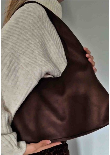 Viral Pinterest Model Süet Acı Kahve Çanta fiyatları