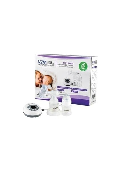 Elektrikli Göğüs Pompası Ergonomik Tasarım ve Sessiz Çalışma Özelliği ile 2'si 1 Arada modelleri