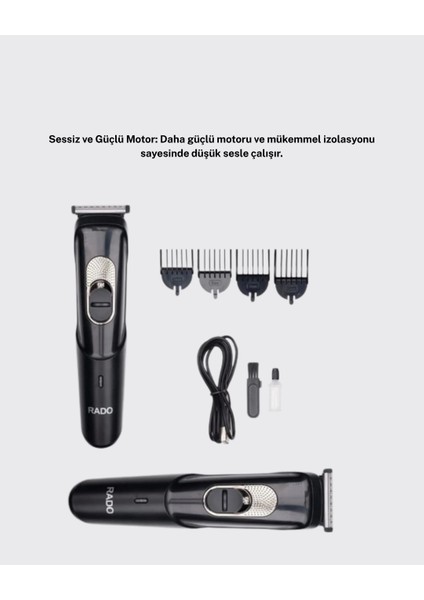 Bfs Ergonomik Tasarımlı, 3 Taraklı Profesyonel Şarjlı Saç Sakal Tıraş Makinesi fiyatları