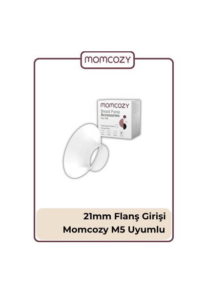 Flanş Girişi 21 mm M5 Göğüs Pompası Aksesuarı BPA İçermeyen Gıda Sınıfı Silikon