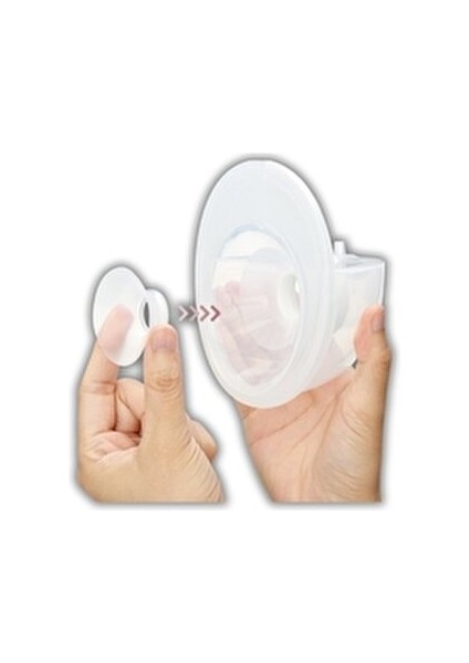 Flanş Girişi 21 mm M5 Göğüs Pompası Aksesuarı BPA İçermeyen Gıda Sınıfı Silikon