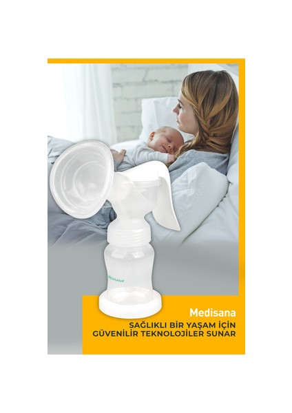 48810 Manuel Göğüs Pompası Masaj Fonksiyonu ile Süt Verimini Artırır
