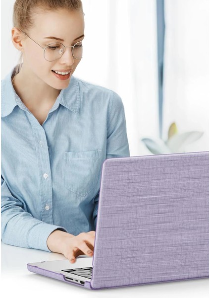 Drnds Newface Macbook Air 13.6 Macbook Kumaş Kapak - Mor fırsatları