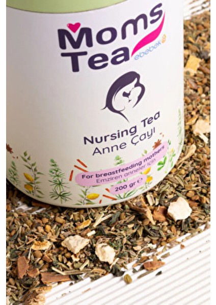 Moms Tea Anne Çayı Emziren Anneler İçin Süt Arttırıcı 200 Gr Şeker İlavesiz