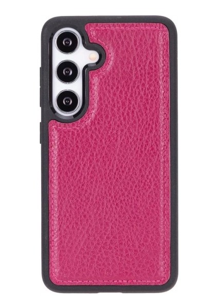 Samsung Galaxy S24 Plus Uyumlu Deri Arka Kapak Gül Kurusu indirimleri