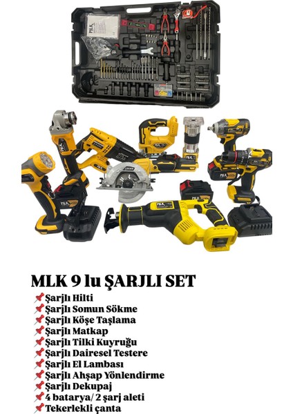 Mlk 9lu Matkap Set fiyatları
