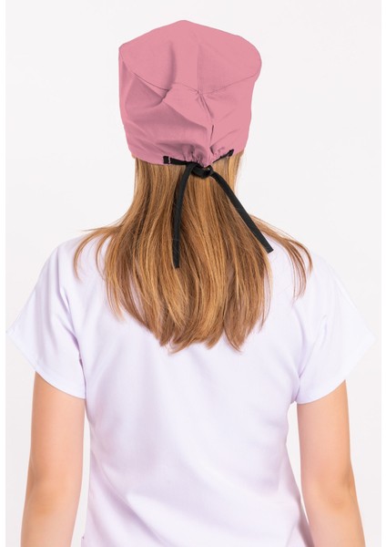 Unisex Düz Koyu Pudra Renk Cerrahi Boneler Doktor Ameliyat Saç Bonesi fırsatları