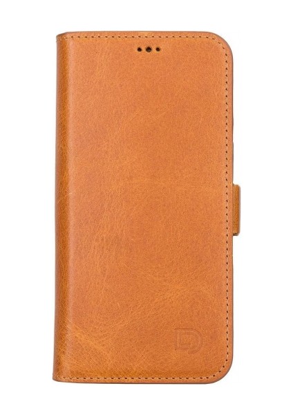 Apple iPhone 13 Uyumlu Deri Cüzdanlı Kılıf Antik Taba fiyatları